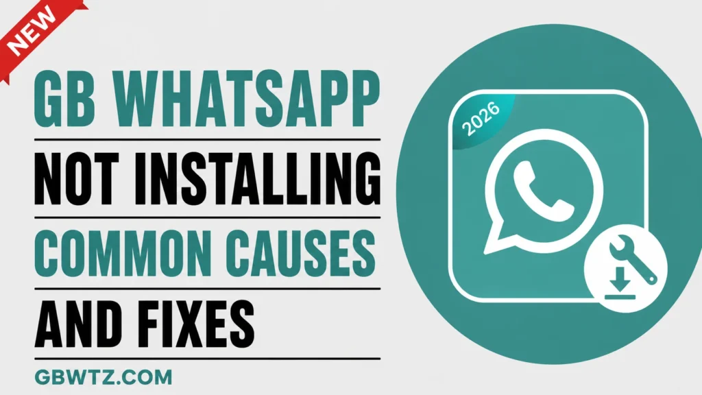 GB WhatsApp Not Installing Common Issues & Fixes